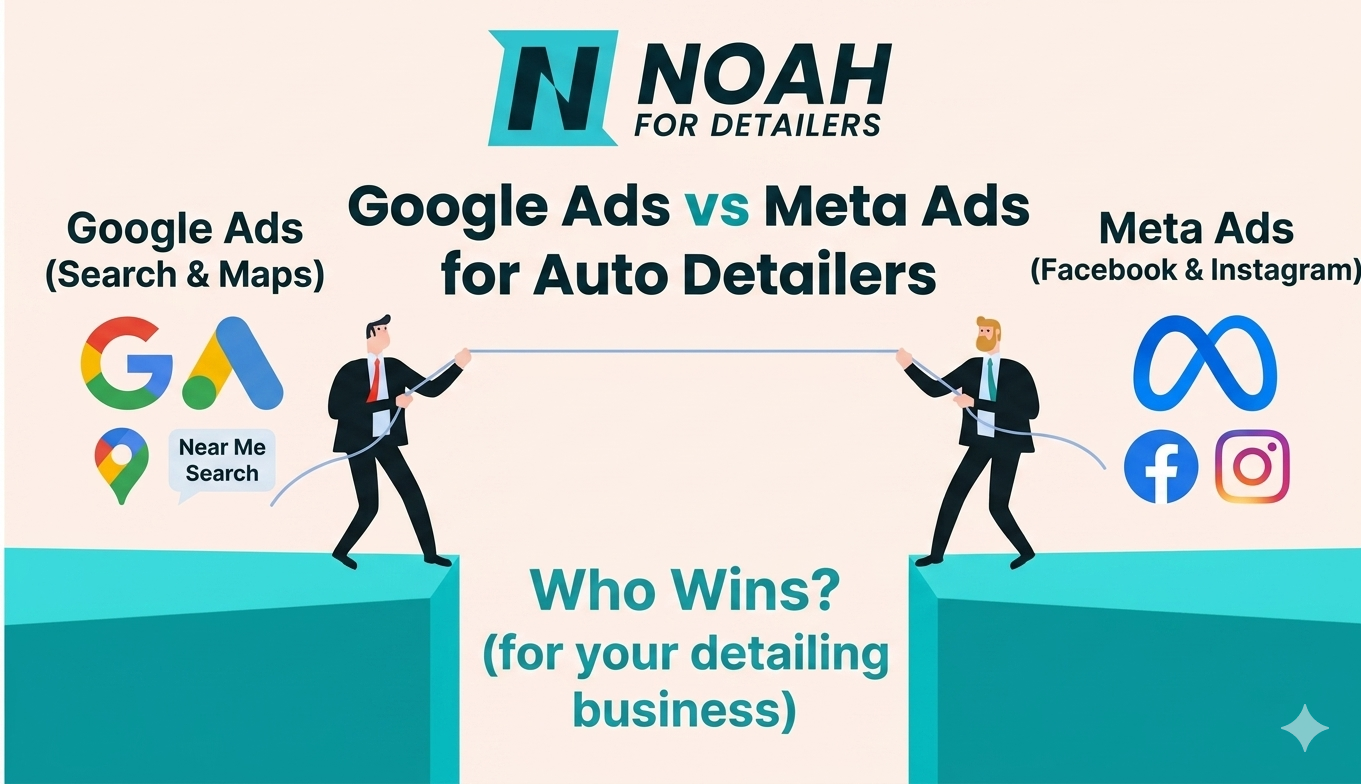 google ads vs meta ads- Noah For Detailers