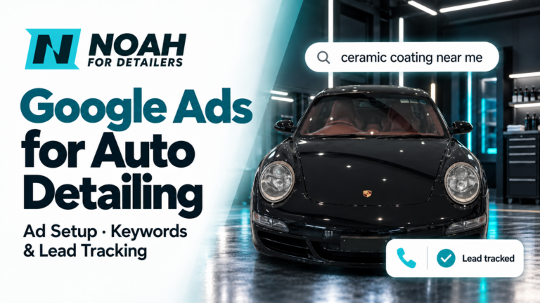 Black porshe Noah for detailers
