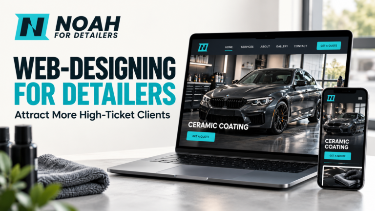 web design NOAH FOR DETAILERS